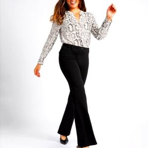 Betabrand black, bootcut, petite xl